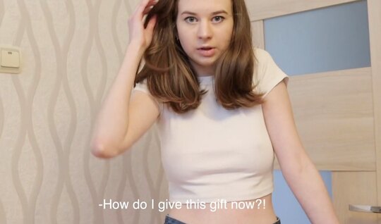 Русская соседка парню помогла реальный кайф испытать